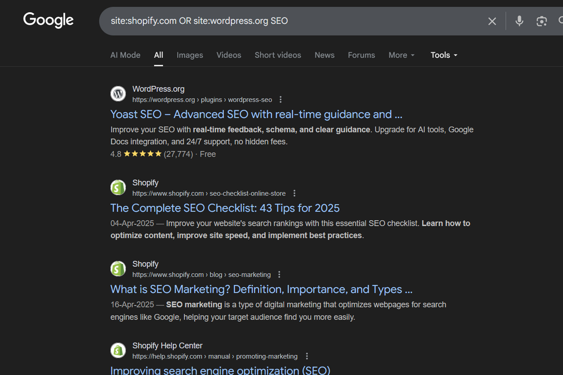 🔍 Combining site: + OR Search Operators